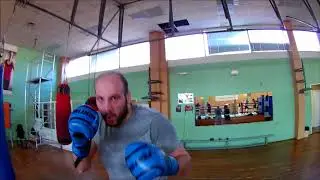 Boxing training. Eken H9 1080p 60fps head mount test