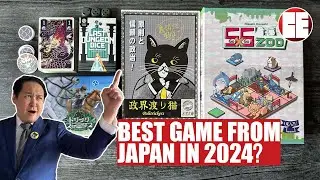Five Hot New Games From Japan, Part 4!  [ゲームマーケット2024春]