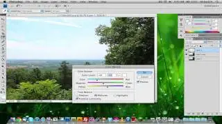 Sky Color Correction in Photoshop.