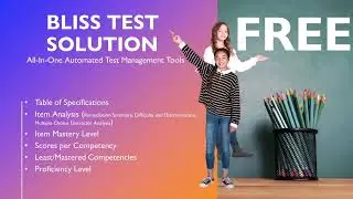 TABLE OF SPECIFICATIONS - FREE All-in-One Automated Test Management Tools | Item Analysis | and More