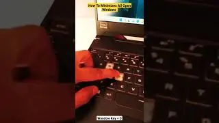 How to Minimize All Open Windows on Your PC with Windows Key + ? | #asustuff15 #viral #shorts