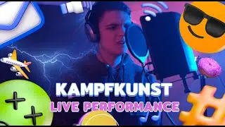 Brahim - Kampfkunst Live Performance (D. by Mohamed Karoui) 4K Deutschrap Underground German Hip Hop