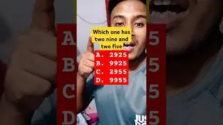 Which one has two nine and two five?