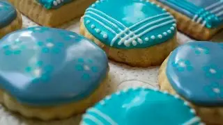 Как украсить печенье глазурью.  3 простых варианта