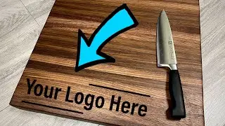 Personalizing a Walnut Butcher Block