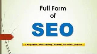 Full Form of SEO | SEO का फुल फॉर्म क्या है?