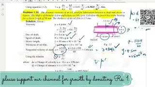 FLUID MECHANICS || R.K BANSAL|| CHAPTER 1 || Properties of Fluids || Example 1.14