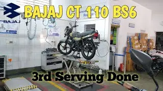Bajaj CT 110 3rd Servicing || Motovlog
