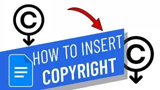 How to insert copyright symbol in google docs