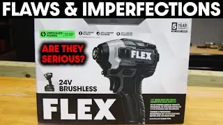 FLEX IMPACT DRIVER Kit From Lowe's Home Improvement (FLAWS & IMPERFECTIONS)