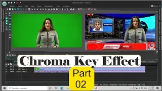 Green Screen Chroma Key Effect In VSDC In Hindi/Urdu