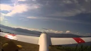 Ask 17 Glider 2.6m first fligth & Crash