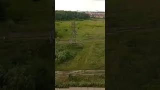 Вид с  балкона.