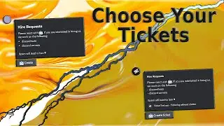 Ticket System Button Bot Discord | No Watermark #ad