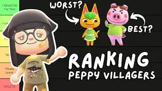 Ranking ALL of the Peppy Villagers in Animal Crossing New Horizons