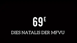 DIES-thema bekendmaking 2020 - 69e DIES Natalis der MFVU