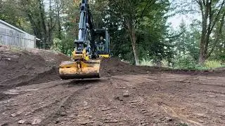 Moving some dirt in the new 35P.