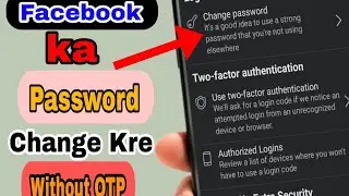 Facebook Password change kaise kre 2022 || How to change your Facebook password Without OTP