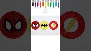 Superhero logos 