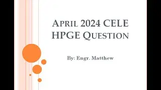 APRIL 2024 CELE -  HYDRAULICS AND GEOTECHNICAL QUESTIONS #civilengineer #civilengineering