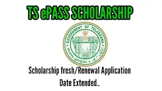 Ts epass scholarship 2022-2023||Post metric scholarship||Fresh application|Renewal||Last date