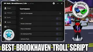 Brookhaven Script Sp Hub Unlock Premium All Gamepass | ROBLOX SCRIPT