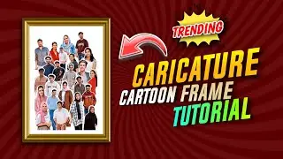 NEW TRENDING CARICATURE CARTOON FRAME PHOTO EDITING | CARICATURE CARTOON PHOTO EDITING | ASIF OMAR