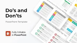 Do's and Don'ts PowerPoint Template l Google Slides, Keynote