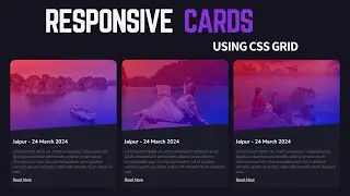 Responsive Service Box Design using CSS Grid Layout | Step-by-Step Tutorial