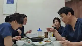 저희 병원의 흔한 점심 풍경
