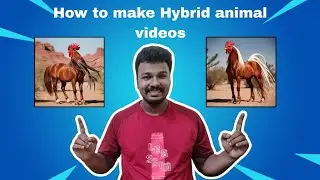 How to make hybrid animal videos trending on YouTube and Instagram. AI