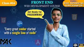 HTML Tags Explained: Line Break (br), Horizontal Rule (hr), Anchor (a), and Image (img) | Class #4