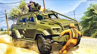 21-Player Motor Wars Minigame - GTA V Online Funny Moments | JeromeACE