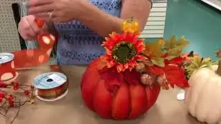 Dee’s teaches how to make sit arounds Fall home decor pumpkins/ DIY fall decorations