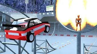 RC Car Jump Arena Freestyle Stadium - BeamNG.drive