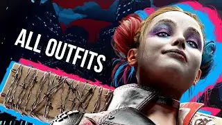 All Harley Quinn Outfit, Victory Poses, Voice lines & Emote - Suicide Squad: Kill The Justice League