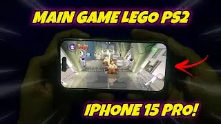 MENCOBA BERMAIN GAME PS2 LEGO DI IPHONE 15 PRO!