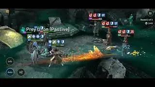 Raid:Shadow Legends- Undead Hordes faction wars crypt stage 21 run, full auto