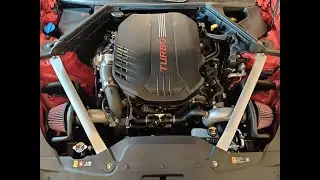 Kia Stinger 3.3 V6 T-GDI K&N air filters installation 🛠