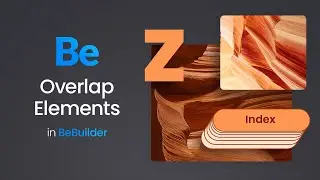 How To Overlap Elements in the BeBuilder - Website Builder for WordPress?