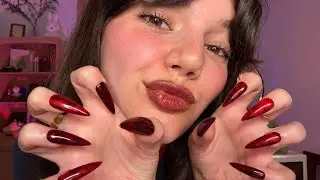 Fast and Aggressive ASMR Hand Movements, Hand Sounds, Mouth Sounds, Latex Gloves, More! 