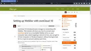 Connecting ownCloud via WebDav