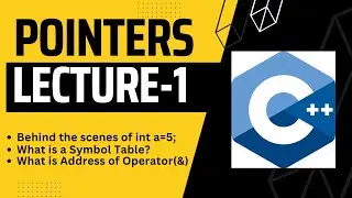 Pointers  Lecture 1