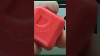 spin cube finished printing but it's  fused together - fail  