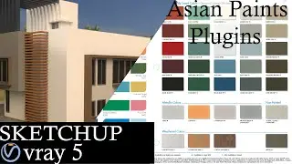 Asian Paints Sketchup plugin | how to download asian paints material library | Pixologic Interior