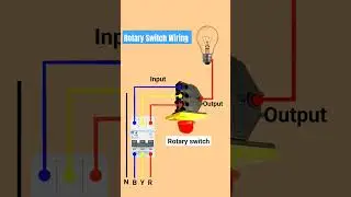 3 phase Rotary switch connection  l selector switch wiring 😱 l 