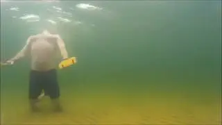 Back flip. Hand fin