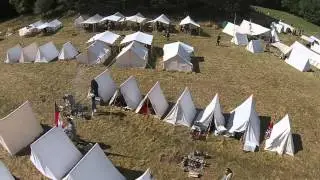 Ball's Bluff 1861 - A camp life observation from above