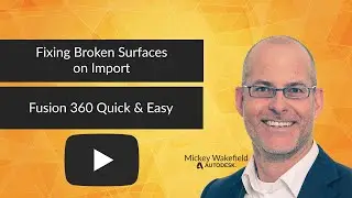 Fixing broken imported surfaces in Fusion 360