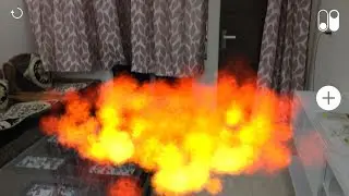 ARKit demo iOS 11 - Virtual FIRE
